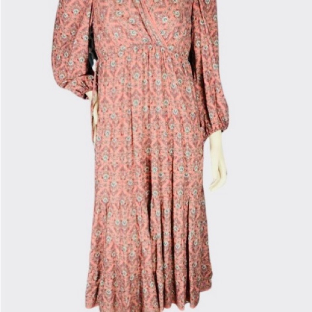 Floral Pink Long Sleeve Dress